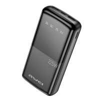  Ārējais akumulators Power Bank Awei P13K PD20W/QC22.5W 20000mAh black 